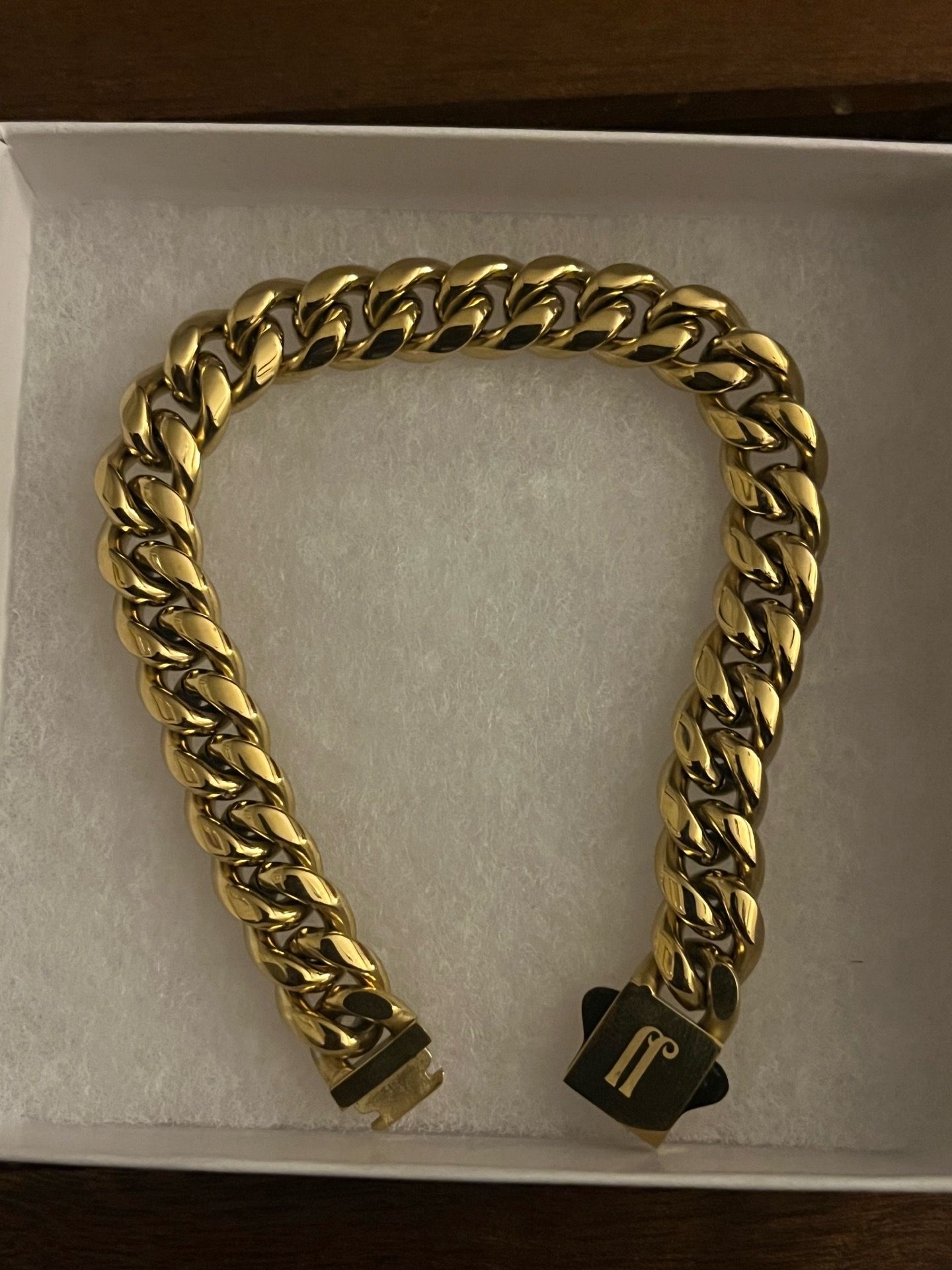 Gold Plated Cuban Link Bracelet