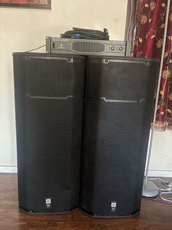 Jbl 2 prx425 and behringer 4000 amp