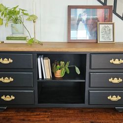 6 Drawer Dresser  W/Open Shelves - Delivery Available 