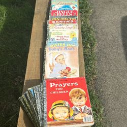 Lot of Vintage Golden Books 