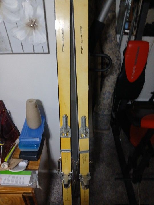 Vintage Wooden Skis