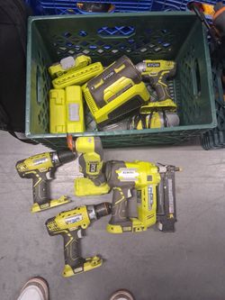 Ryobi power tools.
