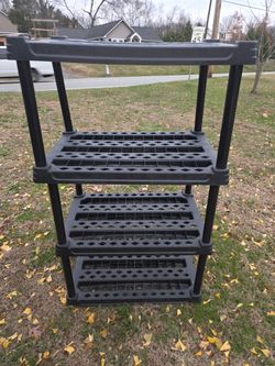 2 Plastic Shelving 