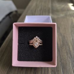 Pandora Ring Heart Set