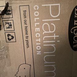 Larson Platinum Collection Security Screen Door White Linen 