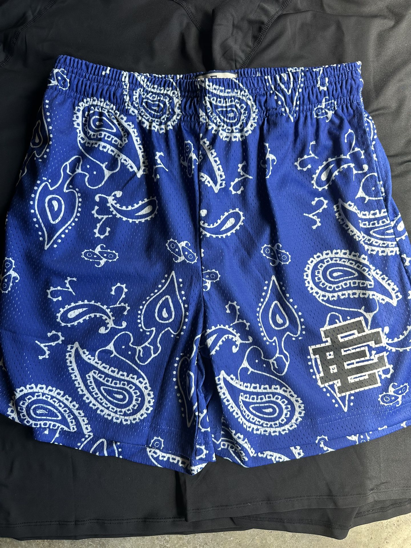 EE Shorts Blue and White