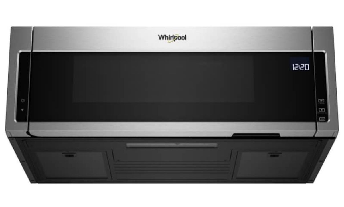 Whirlpool Low Profile Over-the-Range Microwave – Stainless Steel (Model WML55011HS07)