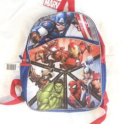 Marvel Avengers Hulk, Ironman, Spider-man, Rocket Raccoon Backpack