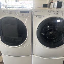 Kenmore Front Load Washer And Dryer With Warranty 