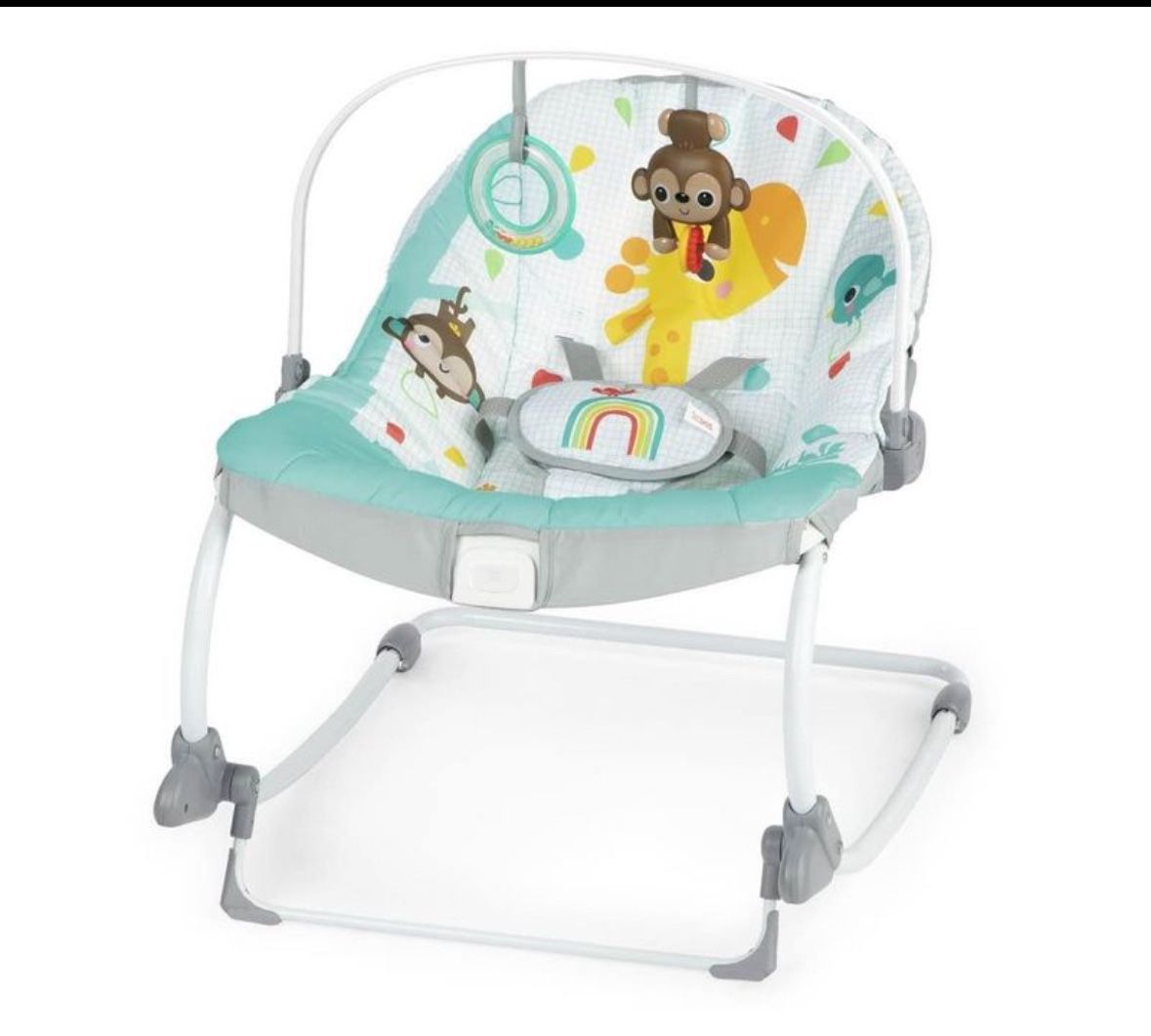 Wild Vibes Infant to Toddler Baby Rocker Chair with Vibrations