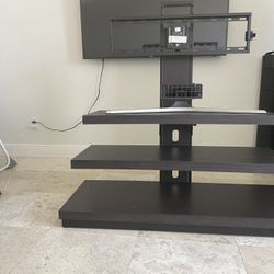Wood and Metal TV Stand 