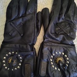 XL Leather Riding Gloves Vintage From 90s