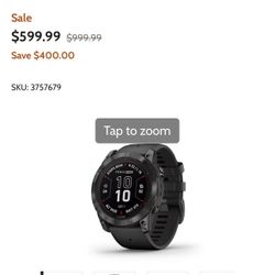 Garmin  Fenix 7X Pro Sapphire Solar 