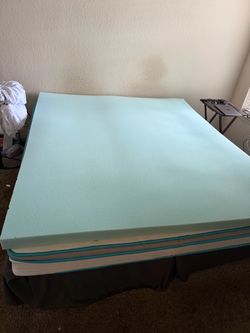 3” Gel Memory Foam Topper + Mattress Protector – California King