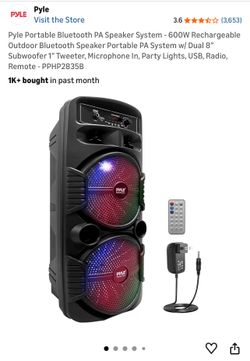 Pyle Bluetooth  speaker (pair)