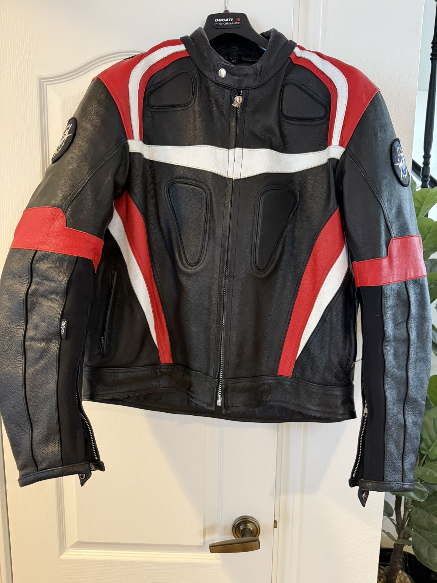 Motorcycle Leather Jacket MV AGUSTA