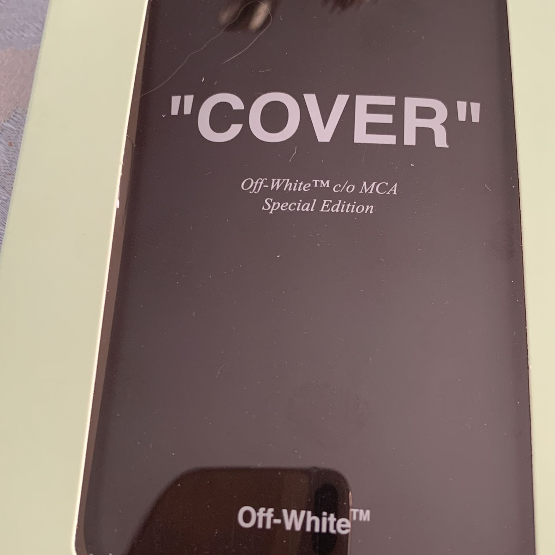 IPhone X Cover - OFF-WHITE - Black white