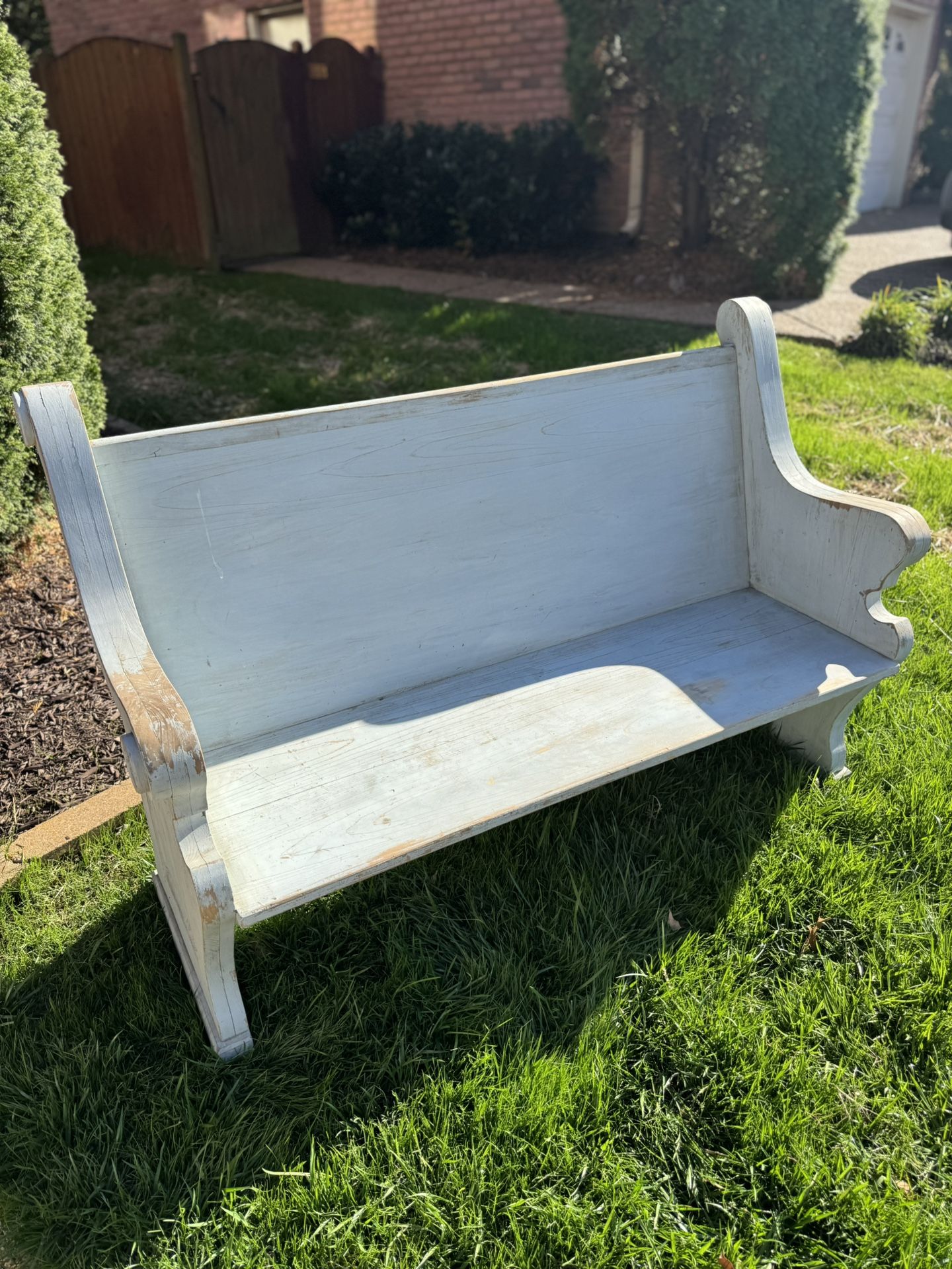 Wooden Bench /church Pew