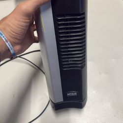 1’ Tall Portable Fan - Seville Classics Black Fan