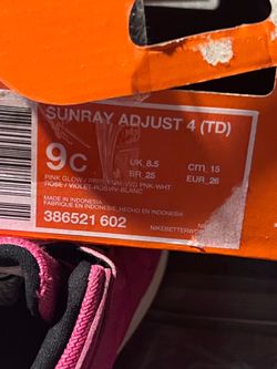 Jordan Sunday Adjust 4 (TD) size 9c
