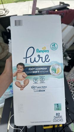 Pampers pure diapers size 1