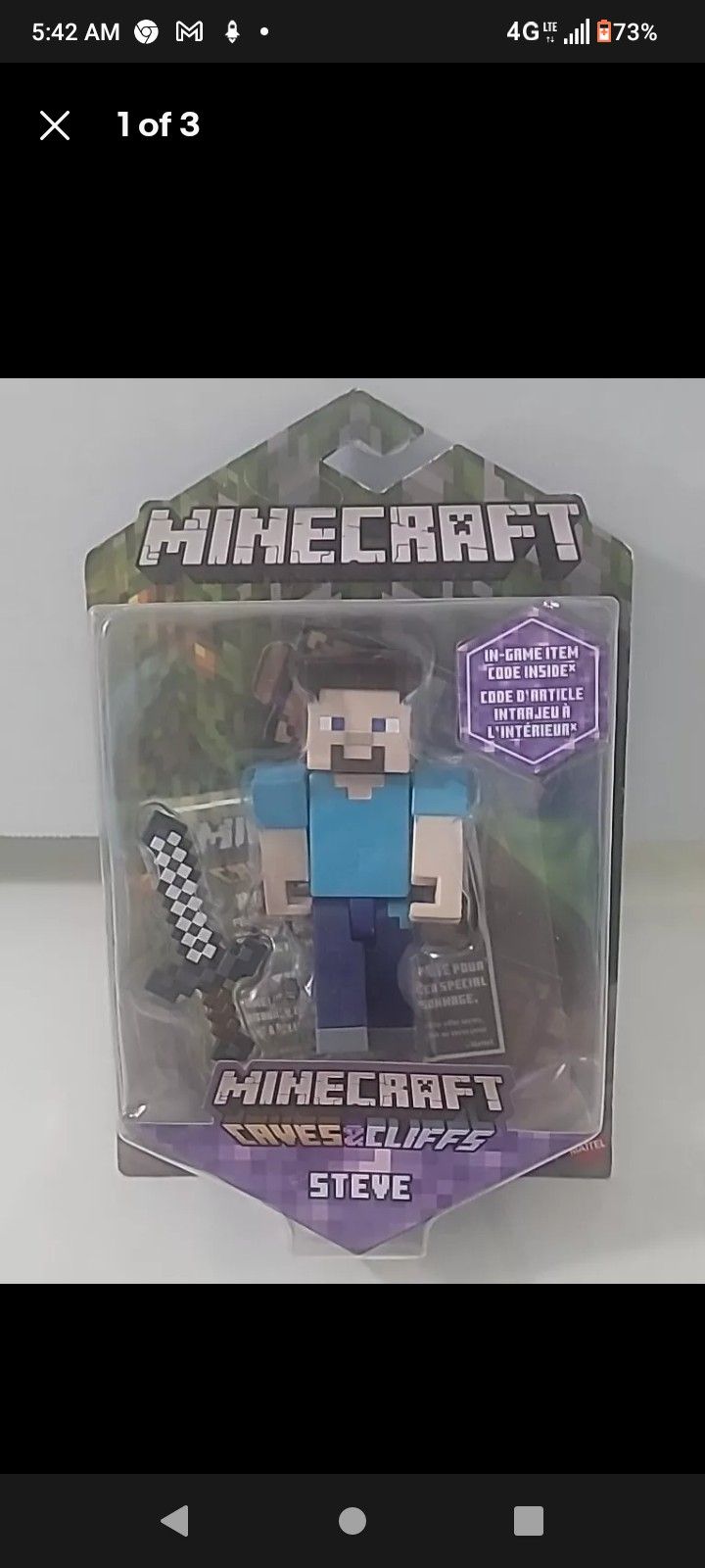 Minecraft Caves & Cliffs Steve 