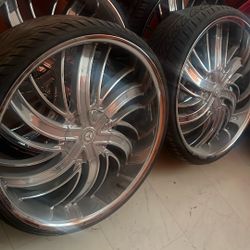 Chrome 24 Inch Wheels