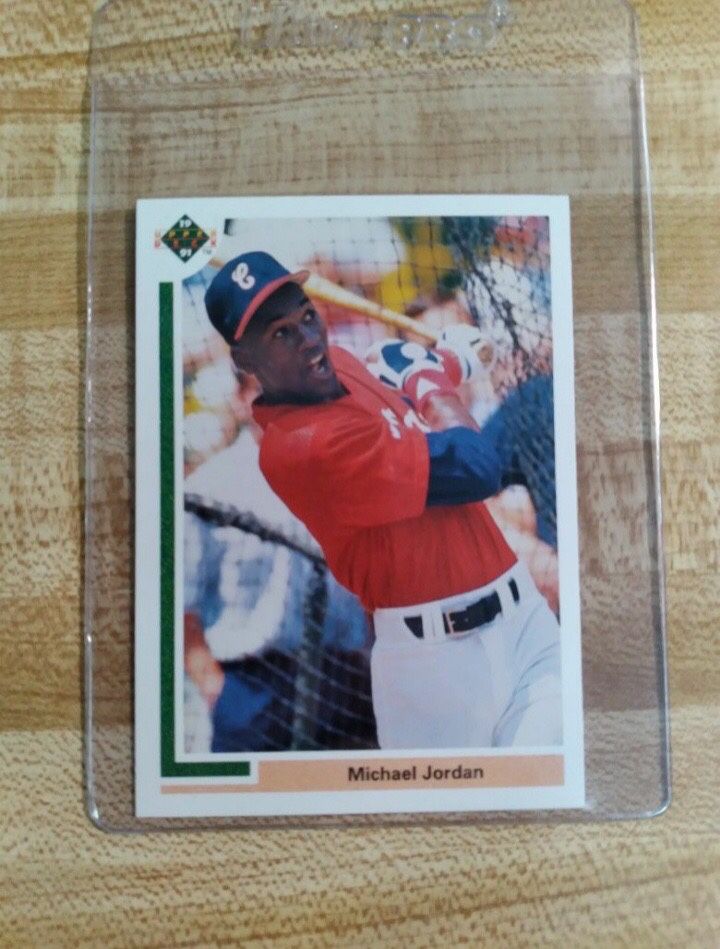 Vintage 1991 Michael Jordan Upper Deck Rookie Baseball Card 