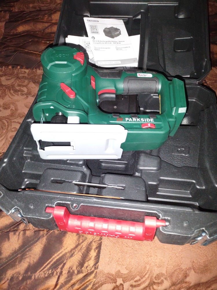 Parkside Tools 2 Drills And Sawzall/ Jigsaw Combo There Brand New Never Been Used The Tools And Batteries With Charger $250
