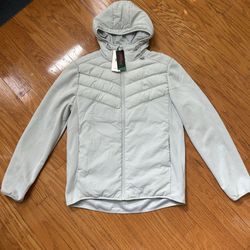 NWT Primark men’s lightweight hooded full zip puffer jacket size M