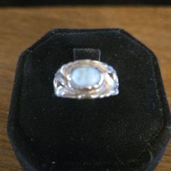 Genuine Larimar Ring 
