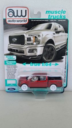 Auto World Chase Ultra Red! 2020 Ford F-150 Muscle Trucks 1:64 Scale