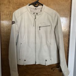 HD Women’s leather jacket and matching chaps. 