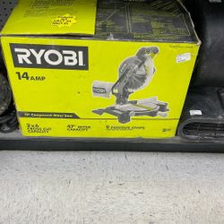 RYOBI 10” COMPOUND MITER SAW  