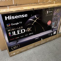 65” Hisense ULED U8H 144Hz Smart 4K TV 