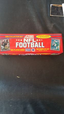 1990 nfl football colector complete set