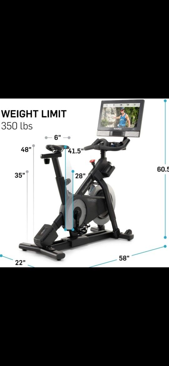 NordicTrack Commercial S22i Studio Cycle With