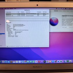 MacBook Air Early 2015 13” screen.  