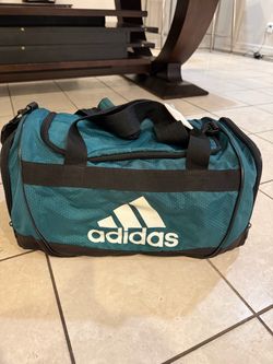 adidas Defender Small Duffle Bag – Teal / Hexagon Print Sports Gym  Bag