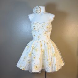 Sunlit Blossom Dress