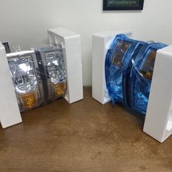 Chevy Silverado Headlights Driver And Passengers 