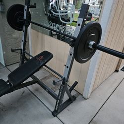 Bench Press/ Weight Set