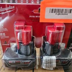Milwaukee M12 XC 3.0 AH Battery Pack (2-Pack)