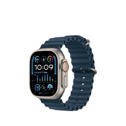 Apple Watch Ultra 2 GPS + Cellular 49mm Titanium Case  With blue ocean Band