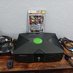 Original Microsoft Console Bundle With Brute Force + Duke Controller ■Retro Game