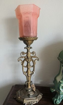Art Deco Antique Bedside Table Lamp
