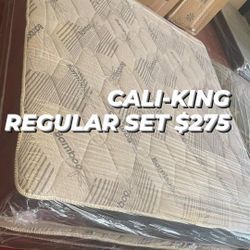 Cali-King Regular Mattress Set 