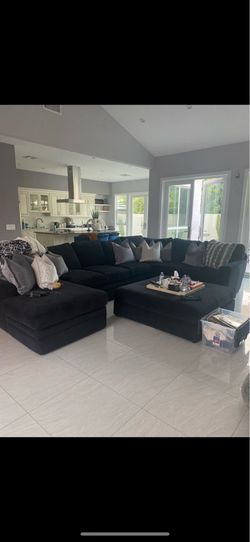 Sectional sofa with left arm facing chase Large Custom