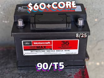 Car Battery Group Size 90/T5