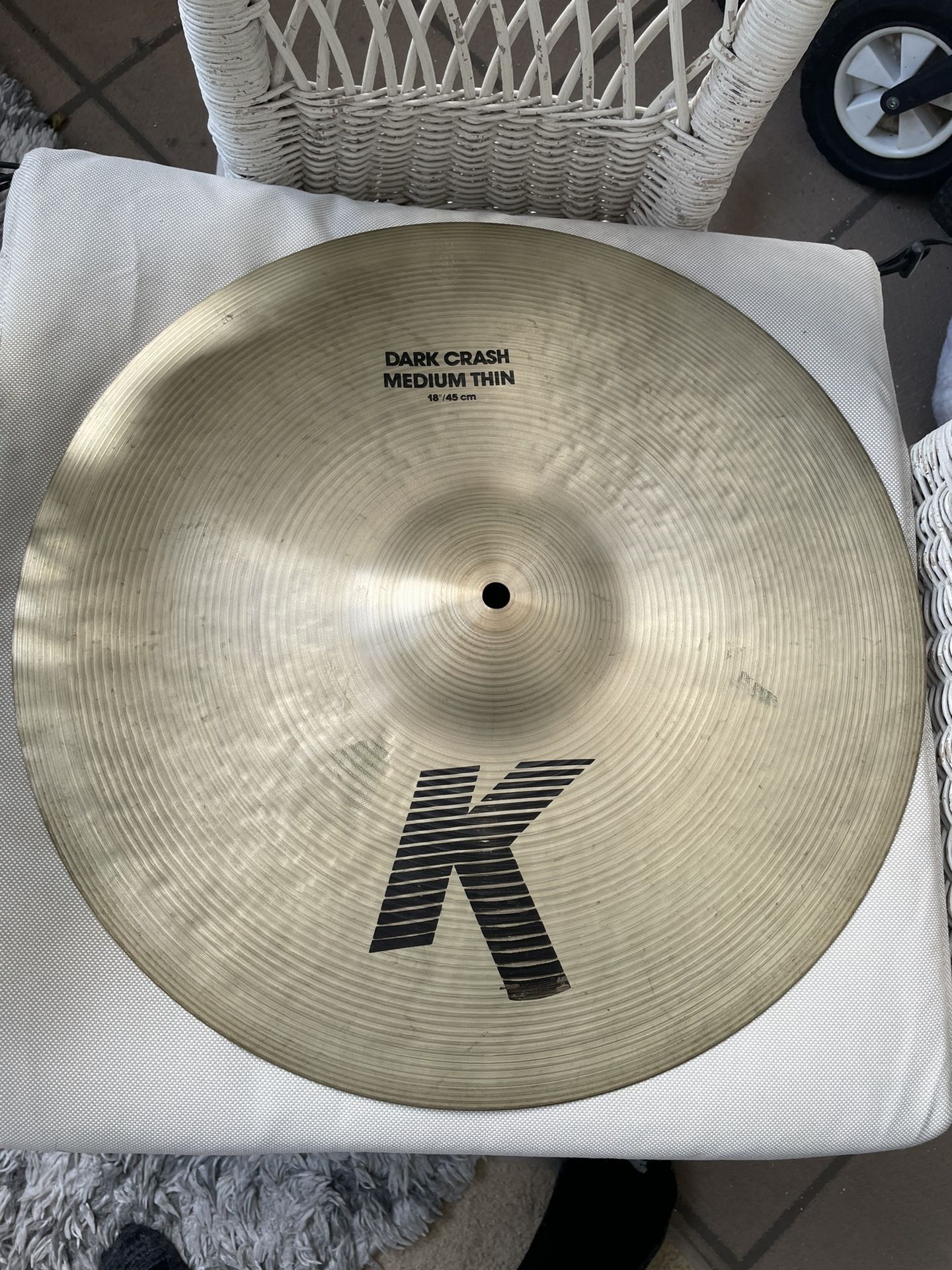    K Zildjian 18” Dark Crash Medium Cymbal